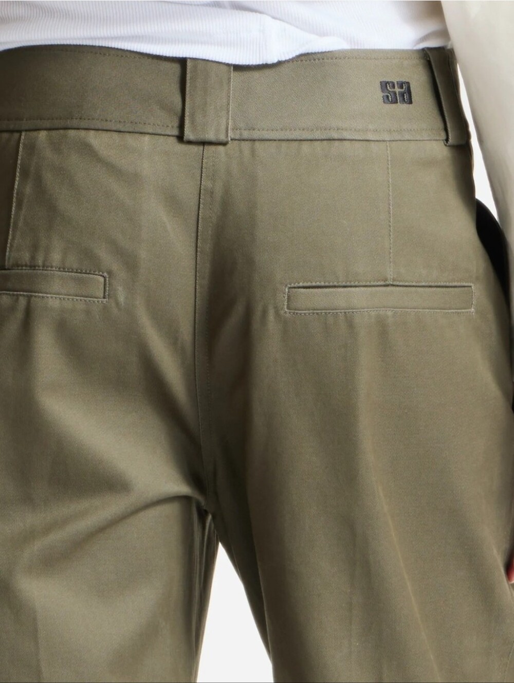NWT Nessa Mid-Rise Straight Leg Pants Olive XS